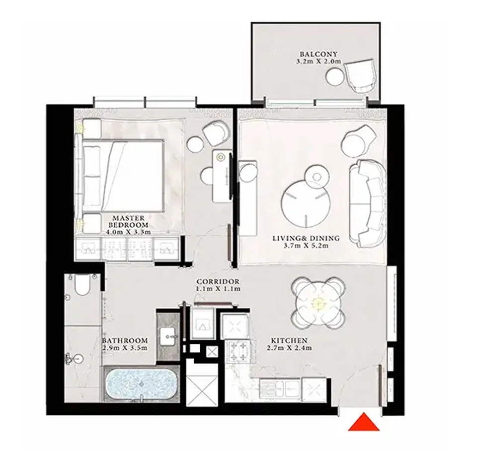 Floor Plan St. Riges